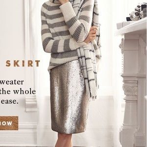 Banana Republic Sequin Pencil Skirt